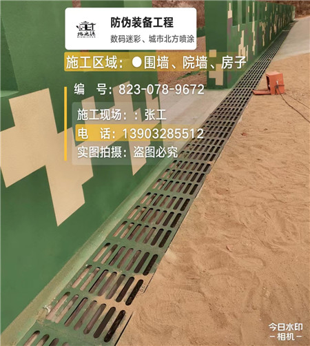 宁波 例如在抖音上有“迷彩墙，外围墙面挡 - 星空数码迷彩漆施工队